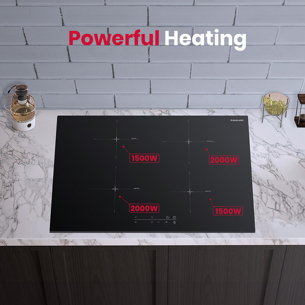 GASLAND 77cm 4 burner Touch Control Electric Induction Cooktop