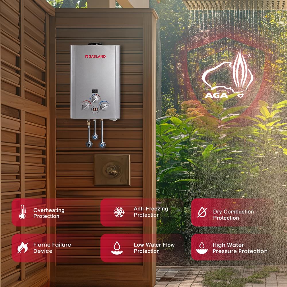 8L Tankless Propane Water Heater with Pump