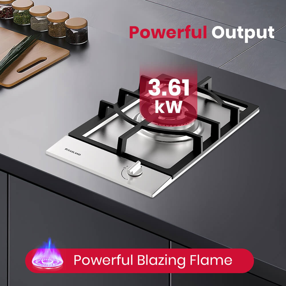 GASLAND 30CM Single Burner Stainless Steel Tri-ring Gas Cooktop