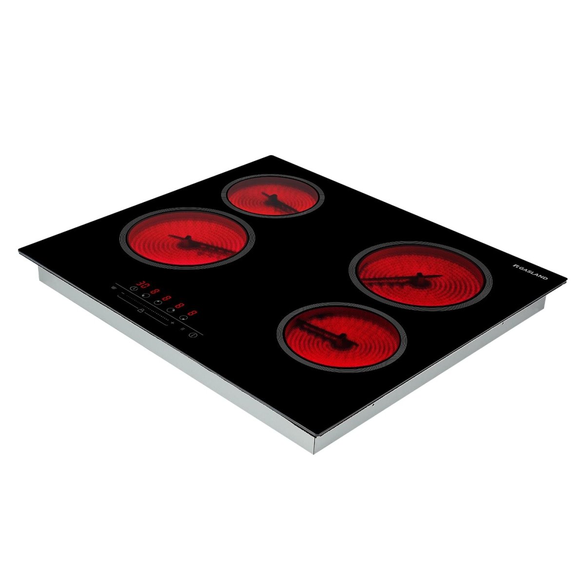 GASLAND 60cm 4 Burner 6000W Built - in Glass Electric Ceramic Cooktop