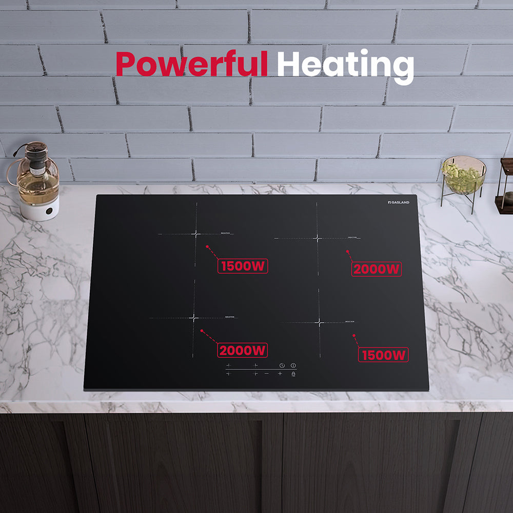 GASLAND 77cm 4 burner Touch Control Electric Induction Cooktop - PRESALE