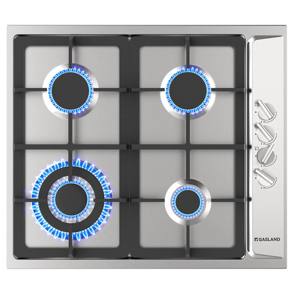 GASLAND 60CM 4 Burner Stainless Steel Tri-ring Gas Cooktop