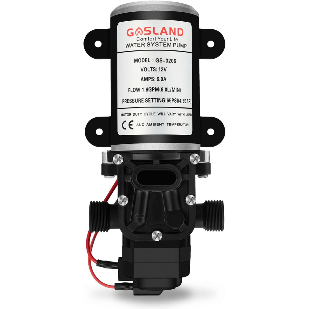 GASLAND 12V DC 1.6 GPM 65 PSI Water Pressure Pump