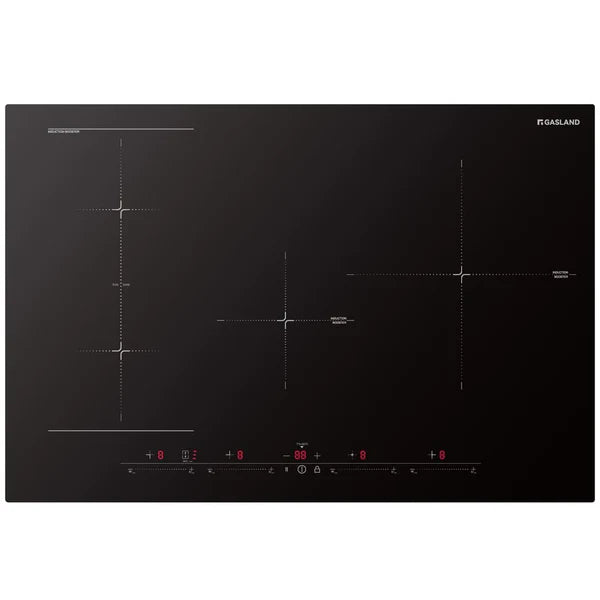 77cm 4 Burner Bridge Element Induction Cooktop